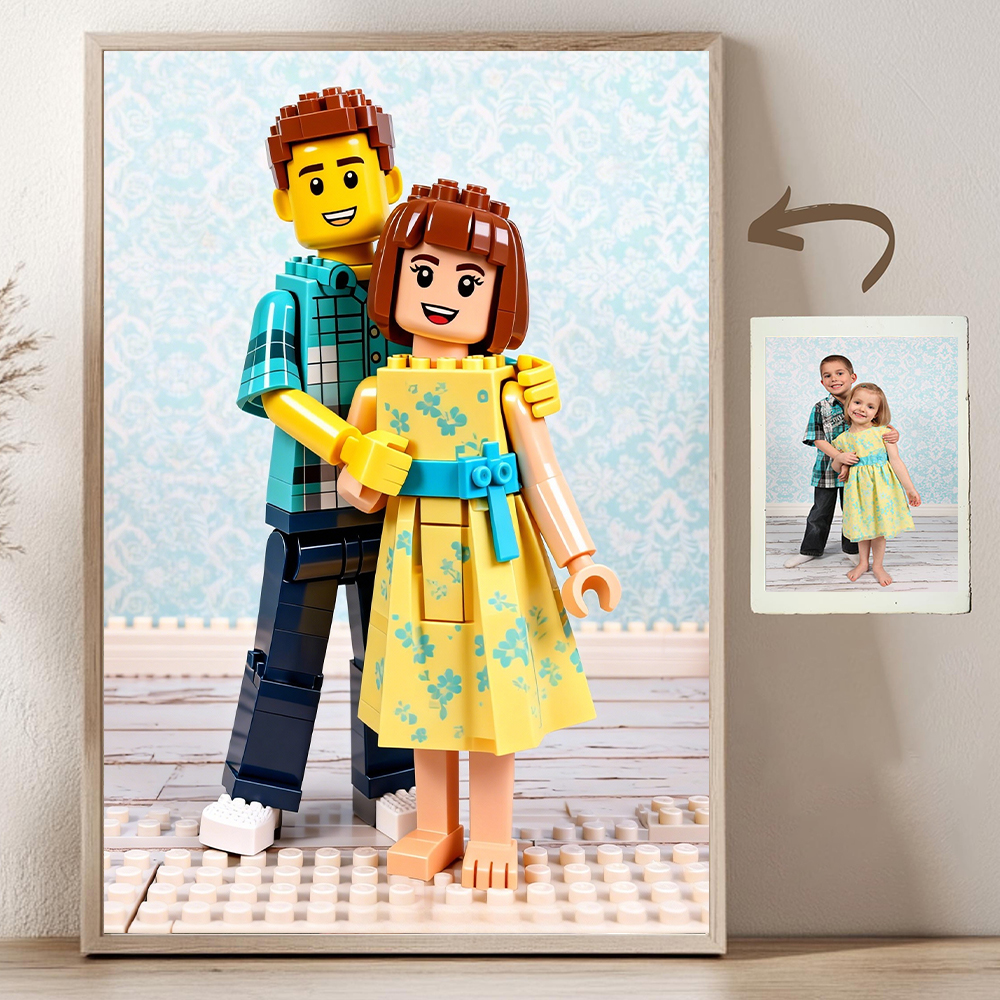 Custom Cartoon Building Block  - Custom Map Poster のレビューと価格