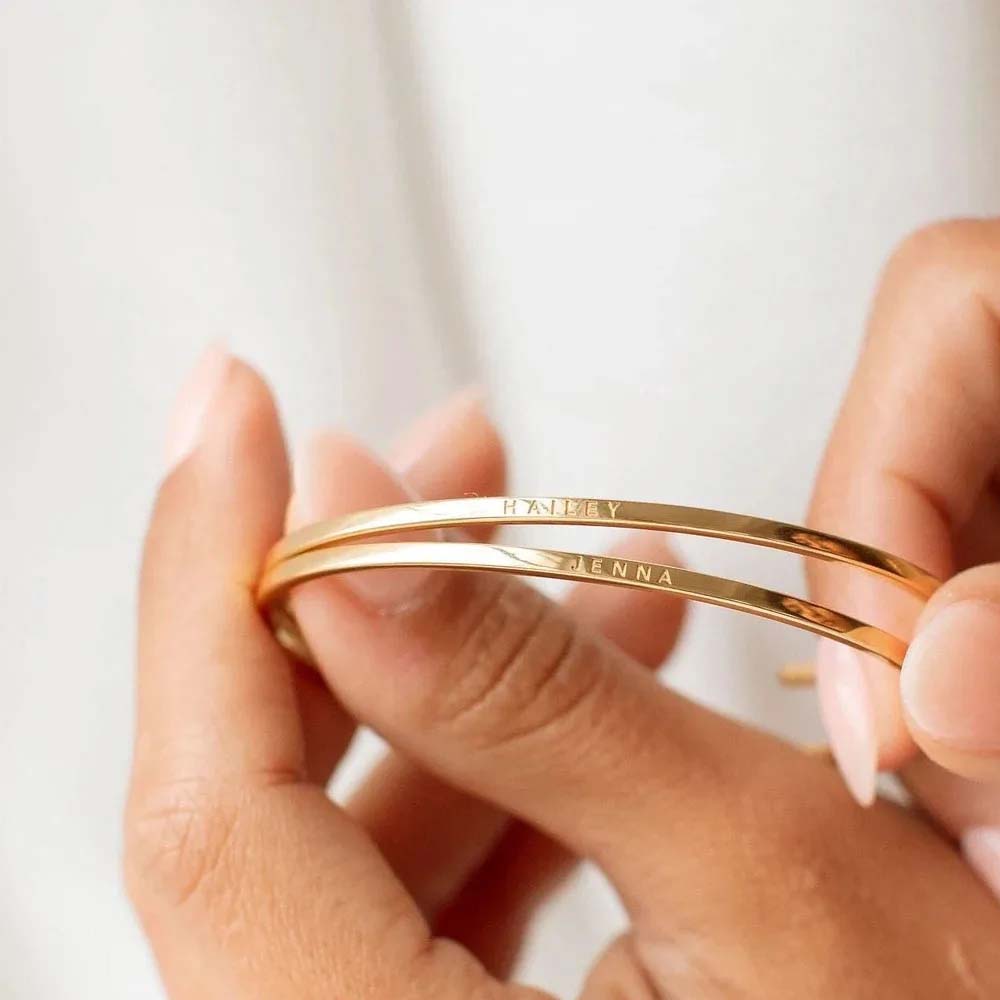 Couple Engrave Name Text Custo - Coordinates Bracelet のレビューと価格