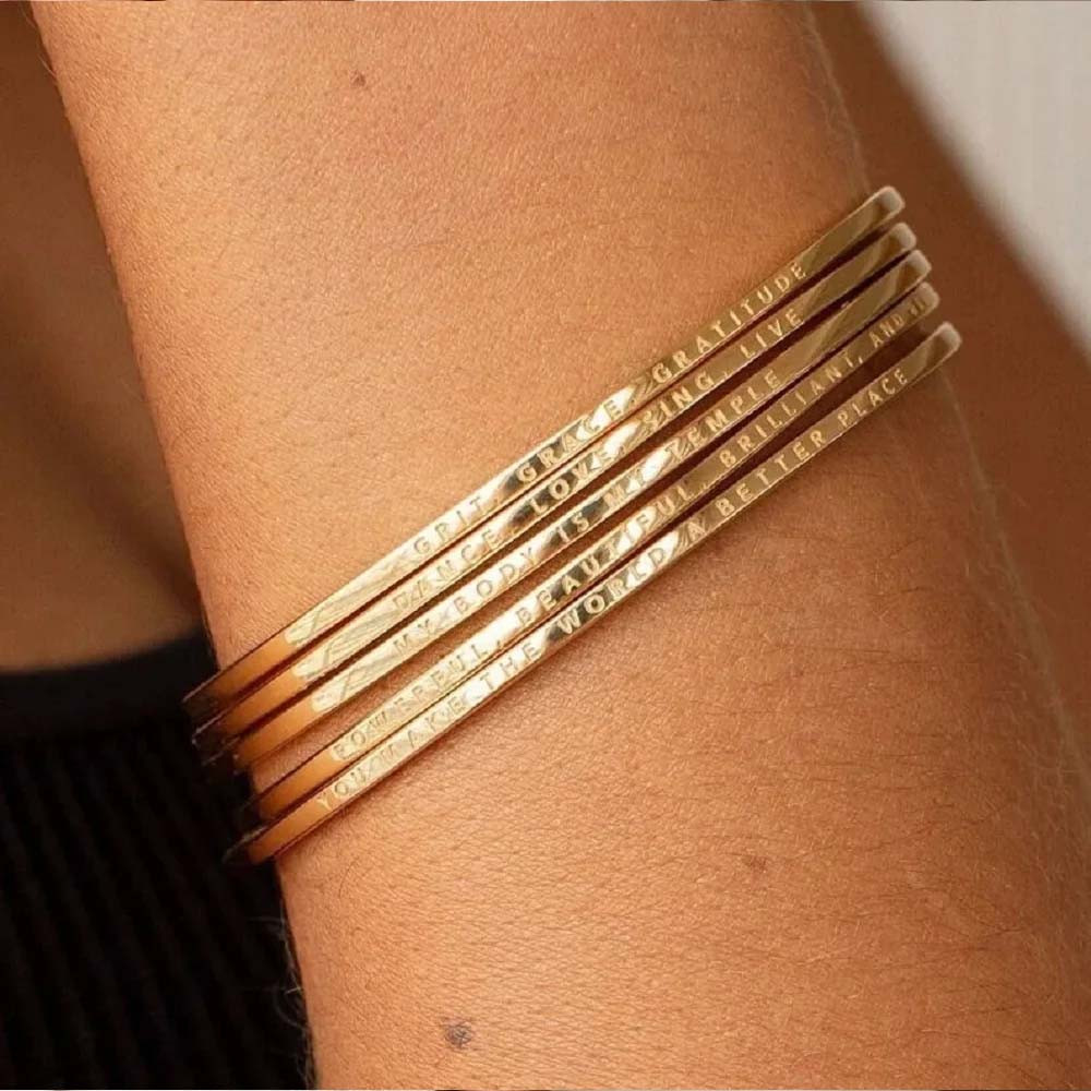 Couple Engrave Name Text Custo - Coordinates Bracelet のレビューと価格
