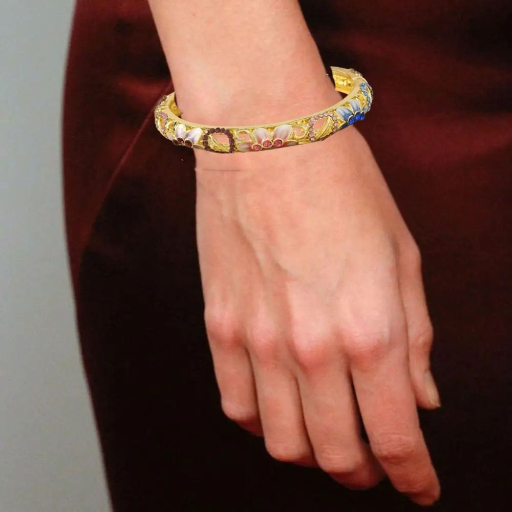 Double Bangle Vintage Cloisonn - Coordinates Bracelet のレビューと価格