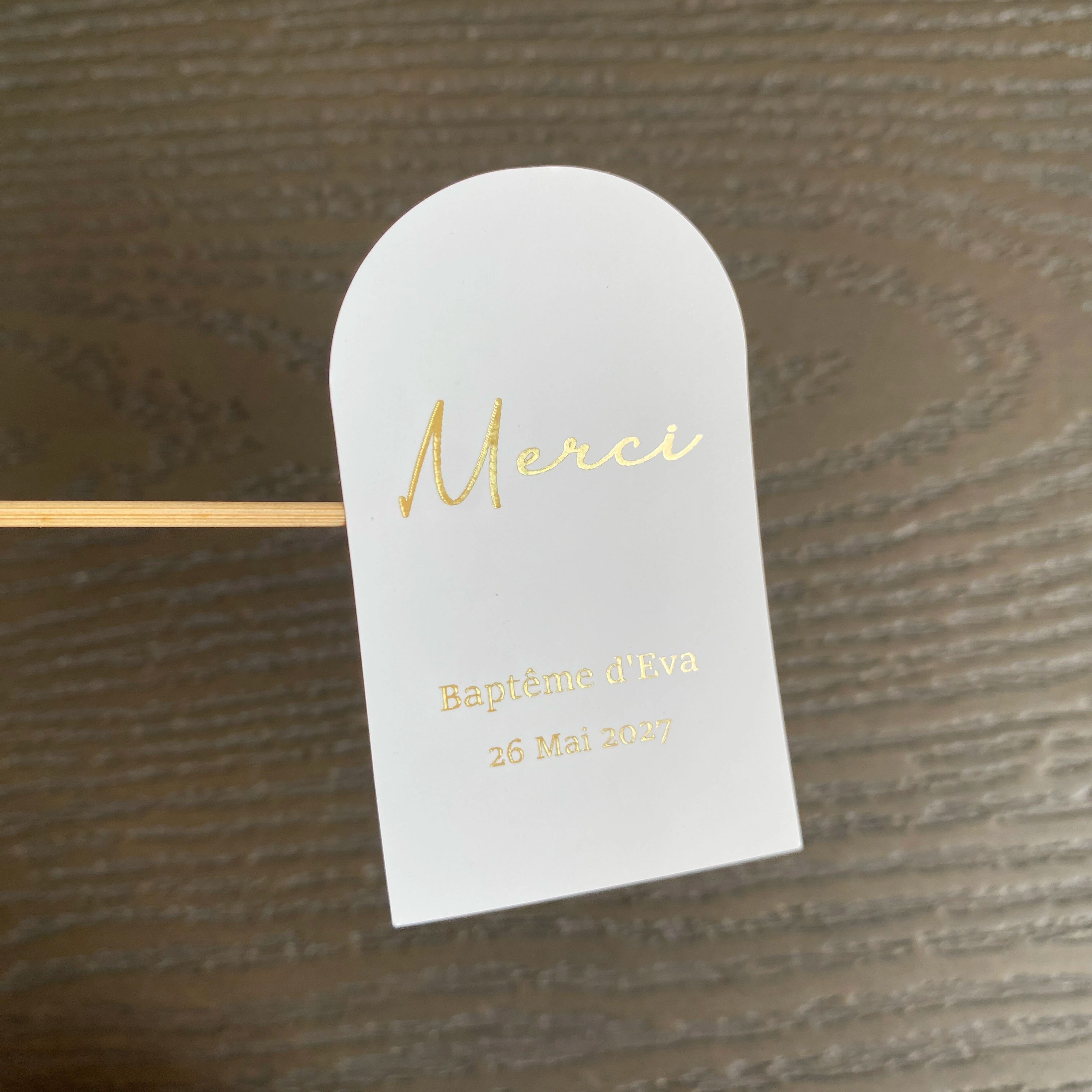Custom Baptism Candle Merci Th - Personalised Candle Label のレビューと価格