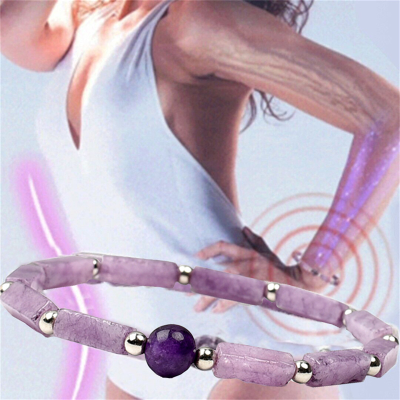 1Pcs Amethyst Body-purify Slim - Coordinates Bracelet のレビューと価格