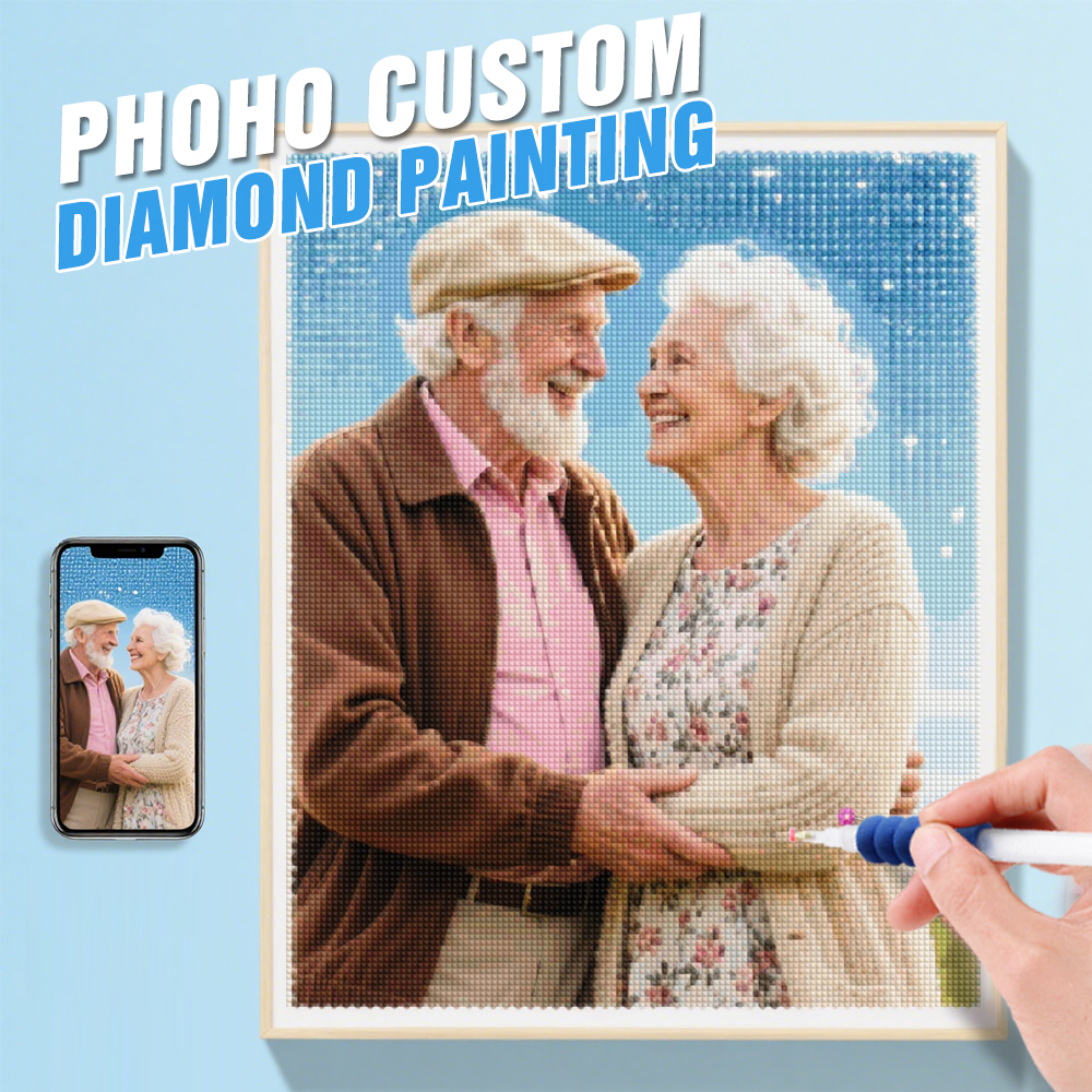 HUACAN 5d Diy Diamond Mosaic C - Photo Mosaic Print のレビューと価格