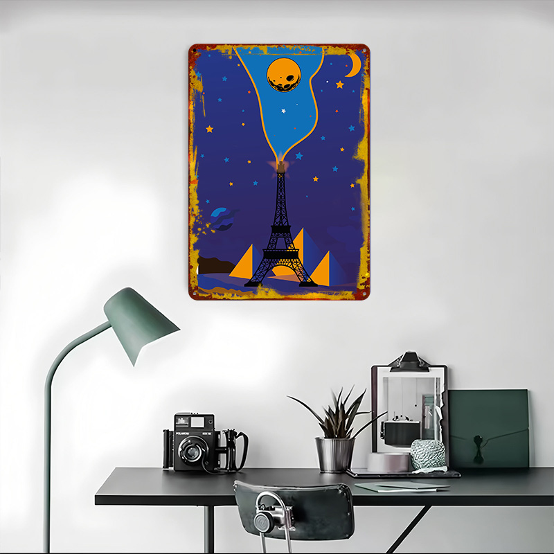 Eiffel Tower Night Sky Poster  - Custom Night Sky のレビューと価格