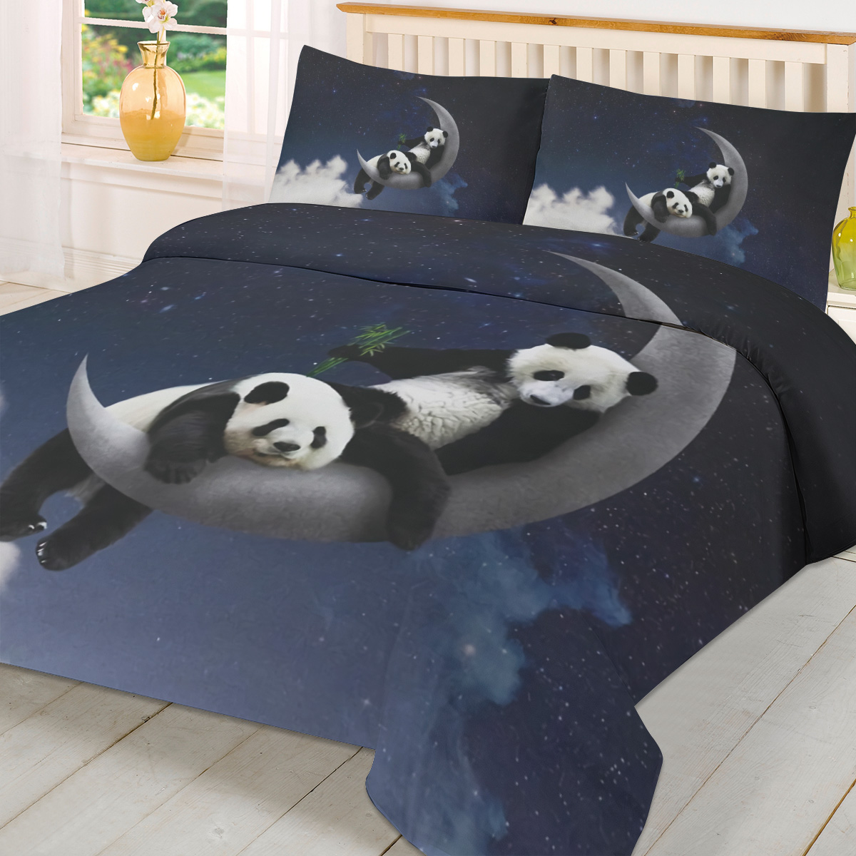 Moon Night Sky Panda Bamboo St - Custom Night Sky のレビューと価格