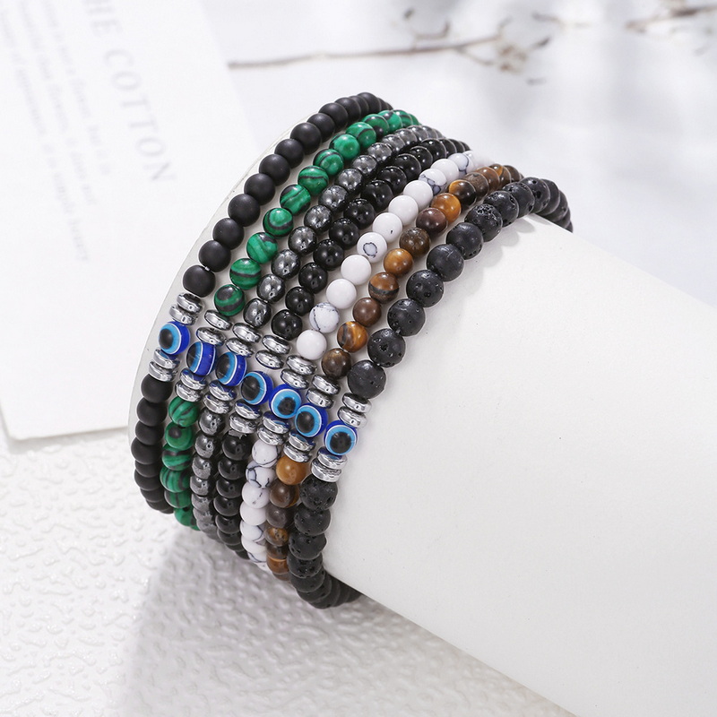 Trendy 4mm Obsidian Hematite N - Coordinates Bracelet のレビューと価格