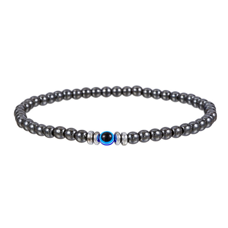 Trendy 4mm Obsidian Hematite N - Coordinates Bracelet のレビューと価格