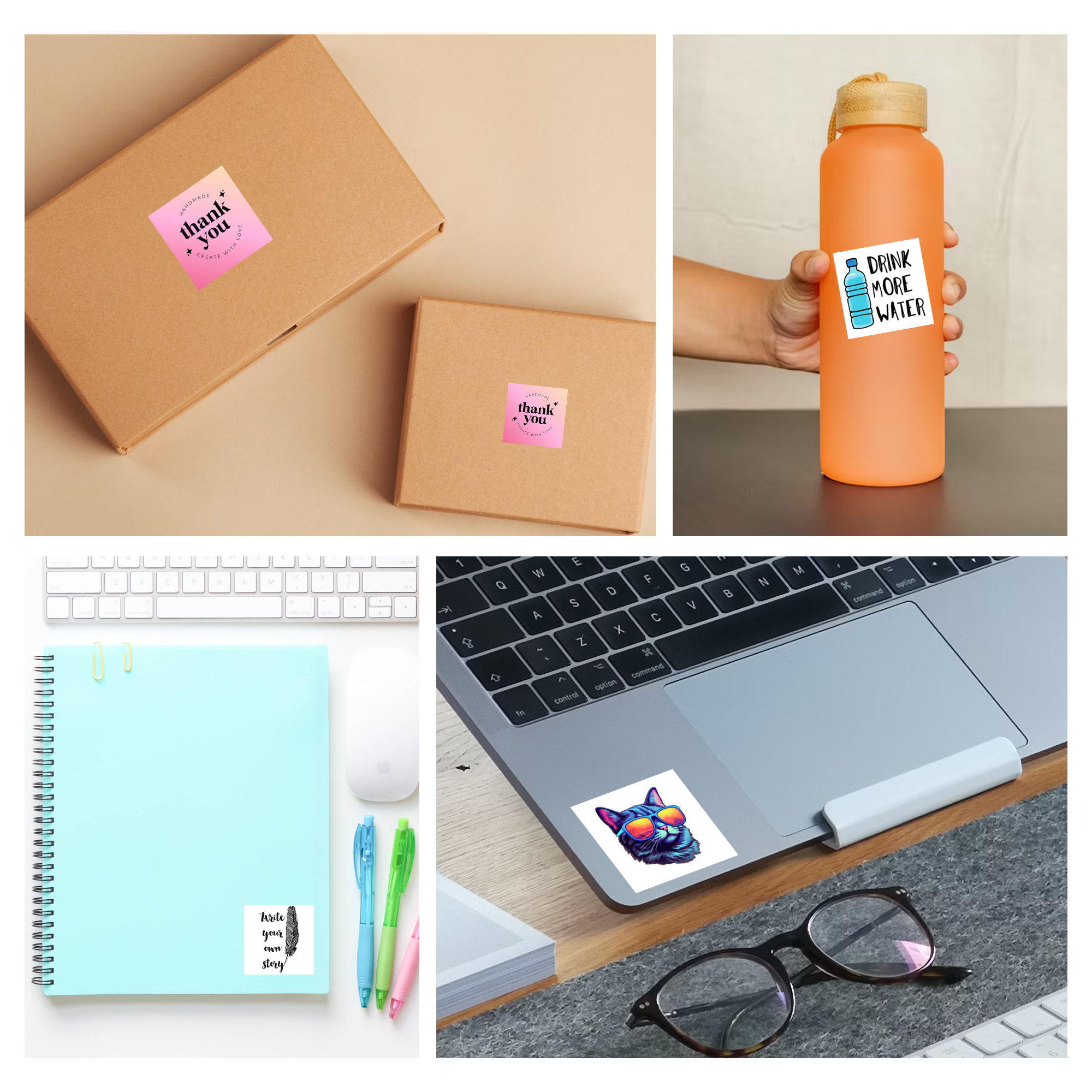 Custom Stickers Waterproof Cus - Personalised Candle Label のレビューと価格