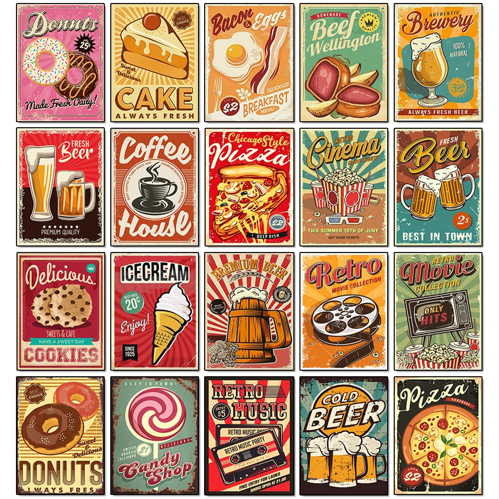 5D Diamond Painting Food Poste - Photo Mosaic Print のレビューと価格
