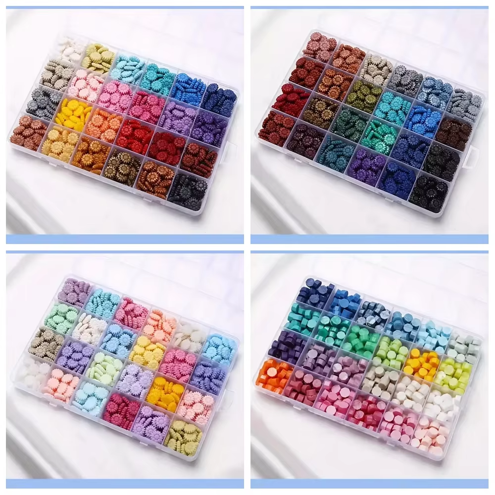 600Pcs Box Sealing Wax Beads,  - Wax Seal Letter Kit のレビューと価格