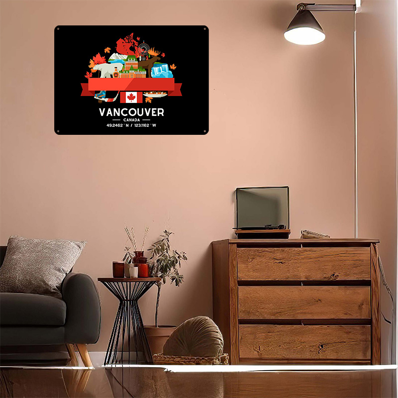 Vancouver City Map Printed Pos - Custom Map Poster のレビューと価格