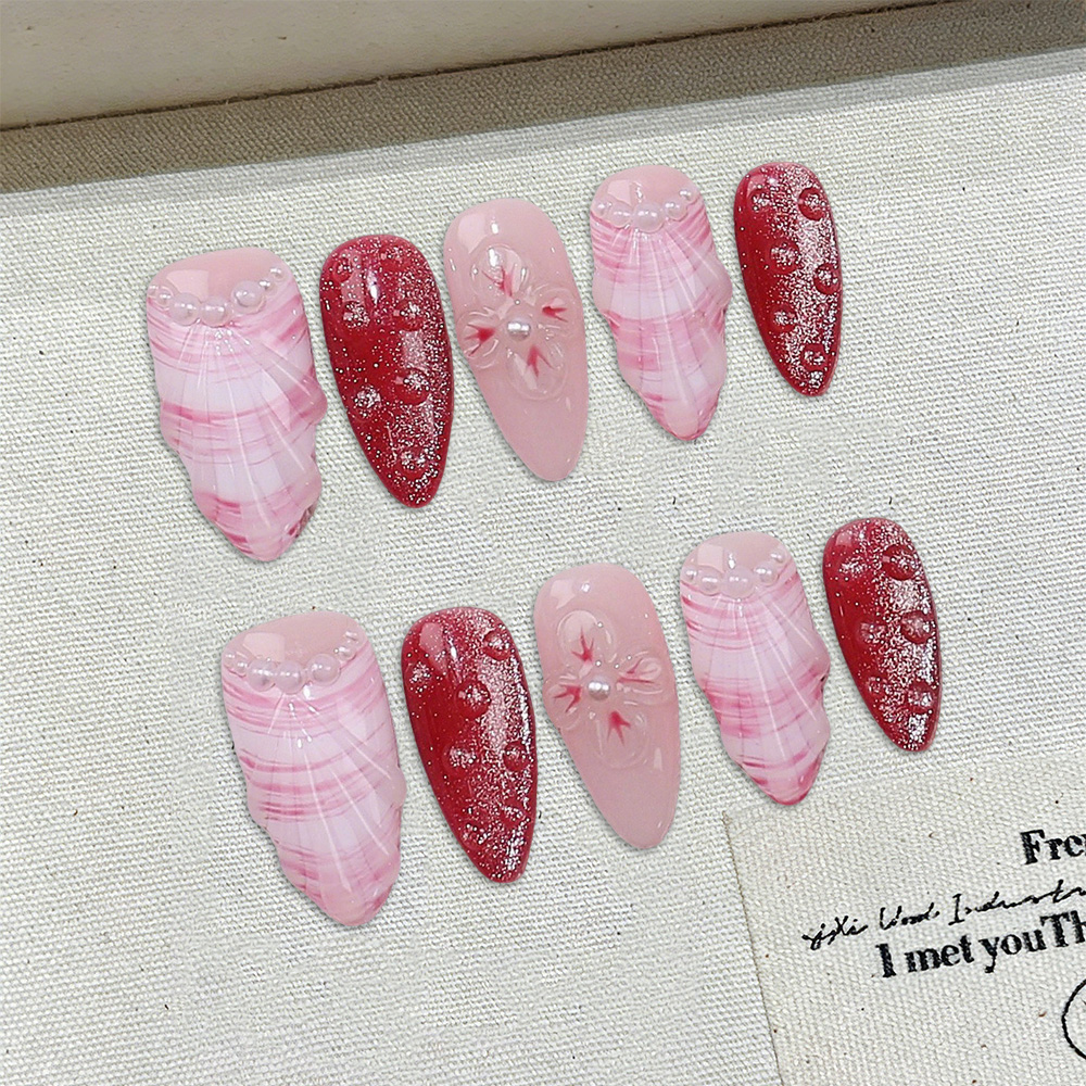 10pcs Medium Almond Handmade P - Pressed Flower Art のレビューと価格