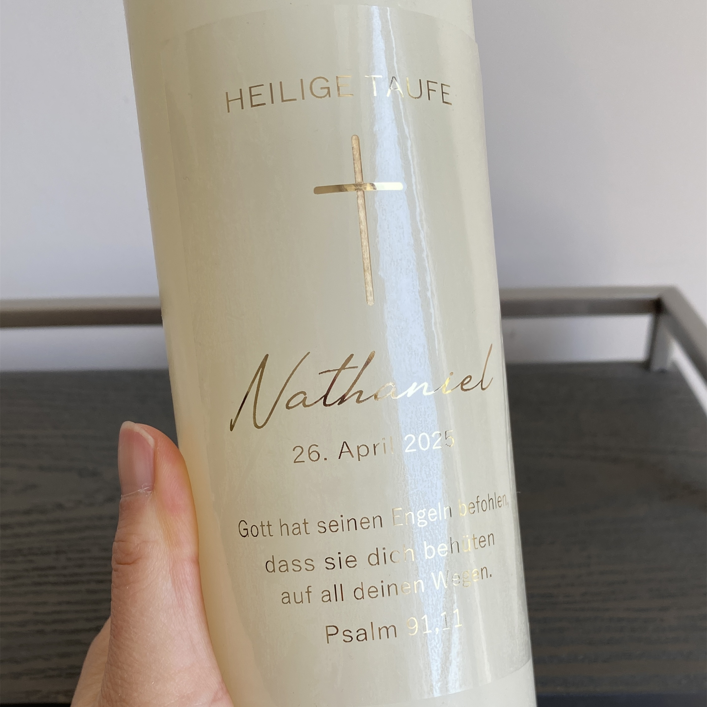 Personalized My Holy Baptism C - Personalised Candle Label のレビューと価格