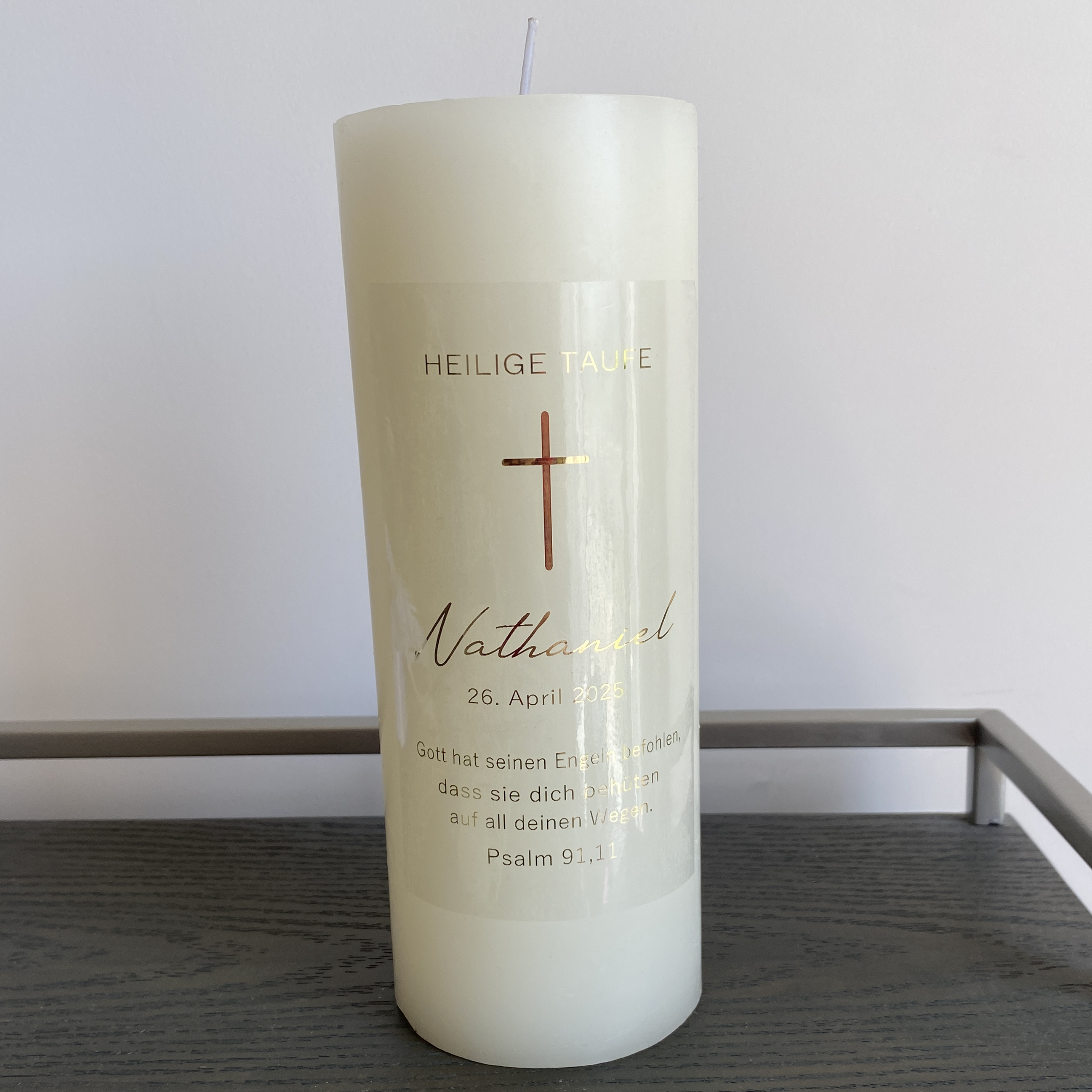 Personalized My Holy Baptism C - Personalised Candle Label のレビューと価格