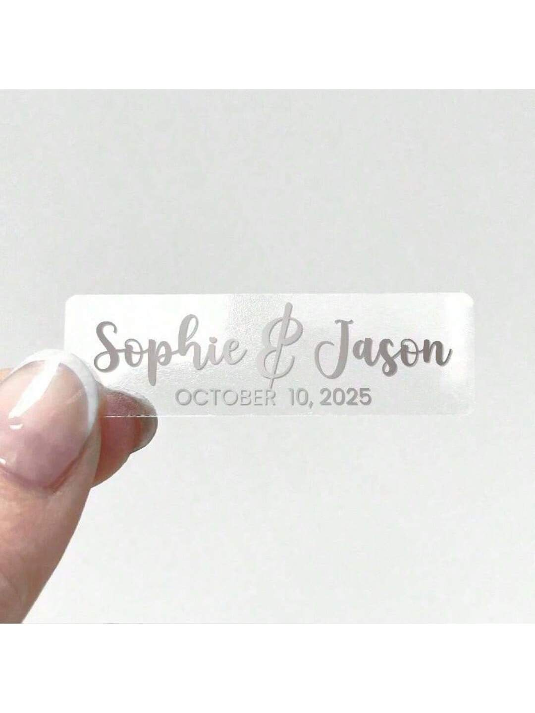 Custom Aluminum Foil Transpare - Personalised Candle Label のレビューと価格
