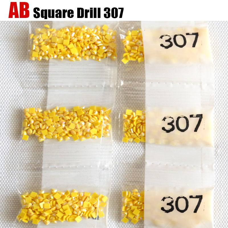 HOMFUN AB Square Drill DIY Dia - Photo Mosaic Print のレビューと価格