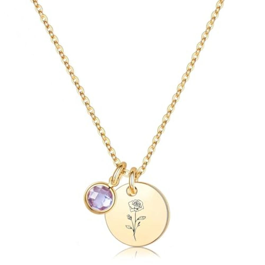 Birth Flower Necklaces for Wom - Birth Flower Necklace のレビューと価格