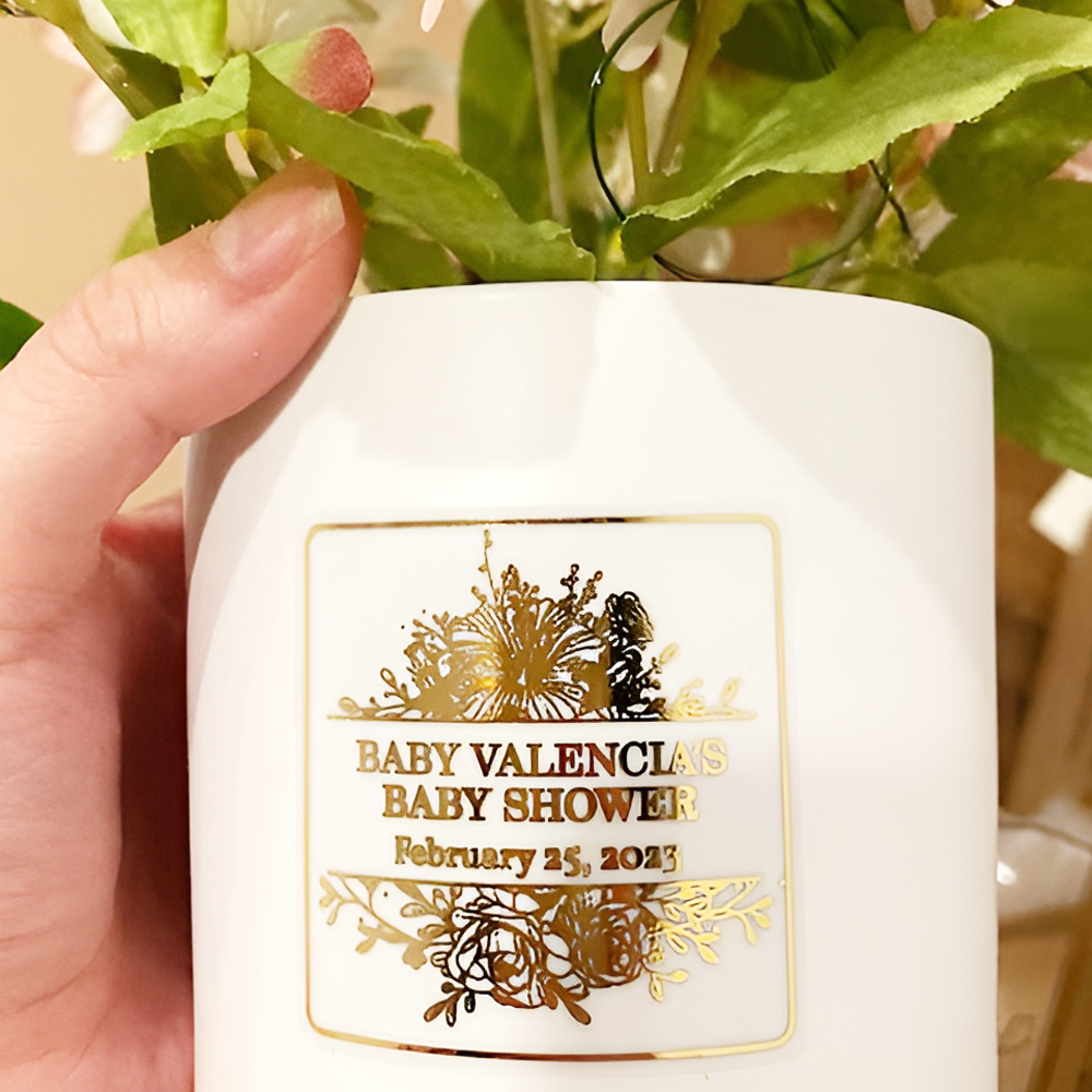 50 sheets Personalized Wedding - Personalised Candle Label のレビューと価格