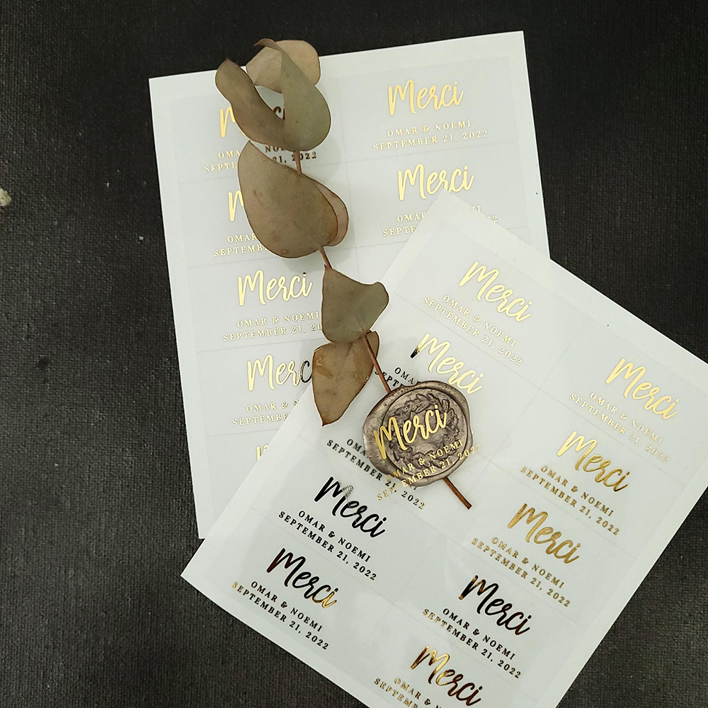 100pcs Custom Transparent Labe - Personalised Candle Label のレビューと価格