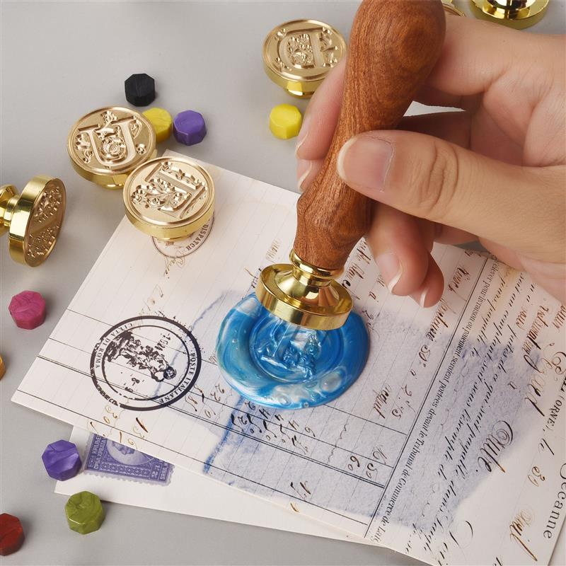 A-Z Vintage Sealed Wax Stamp H - Wax Seal Letter Kit のレビューと価格
