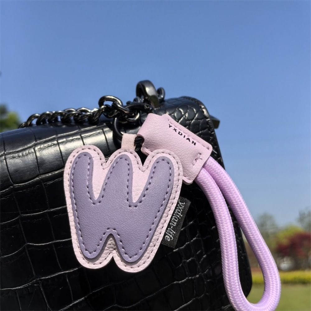 Sweet 26 Letter Keychain PU Le - Monogram Keychain Leather のレビューと価格