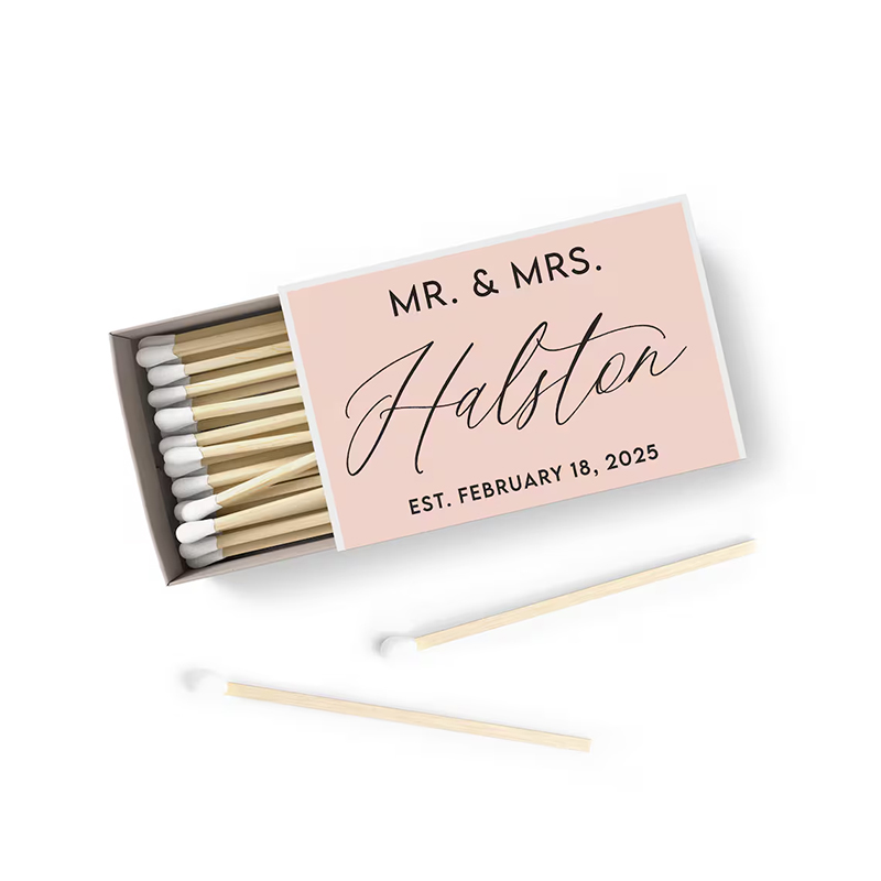 50/100PCS Personalized Matchbo - Personalised Candle Label のレビューと価格