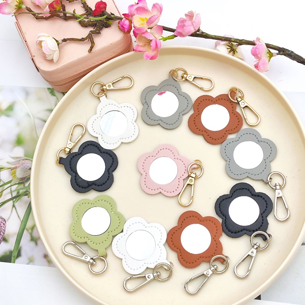 Flower Petal Shaped Mirror Bag - Initial Ring Custom のレビューと価格