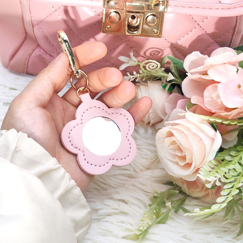 Flower Petal Shaped Mirror Bag - Initial Ring Custom のレビューと価格