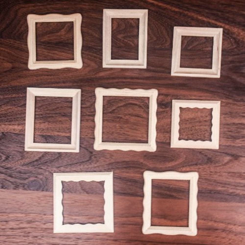 2pcs New 1/12 Dollhouse Miniat - Engraved Wood Frame のレビューと価格