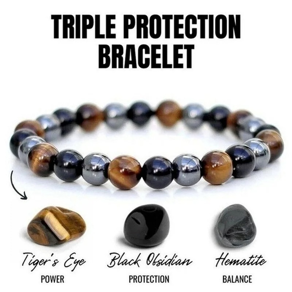 Man Bracelets Magnetic Hematit - Coordinates Bracelet のレビューと価格