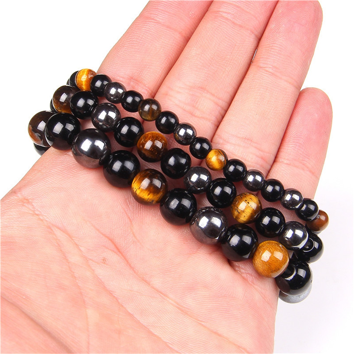 Man Bracelets Magnetic Hematit - Coordinates Bracelet のレビューと価格