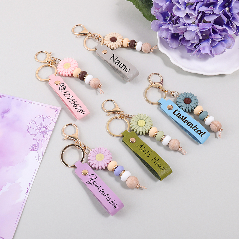 Daisy Pendant Custom Text Keyc - Initial Ring Custom のレビューと価格