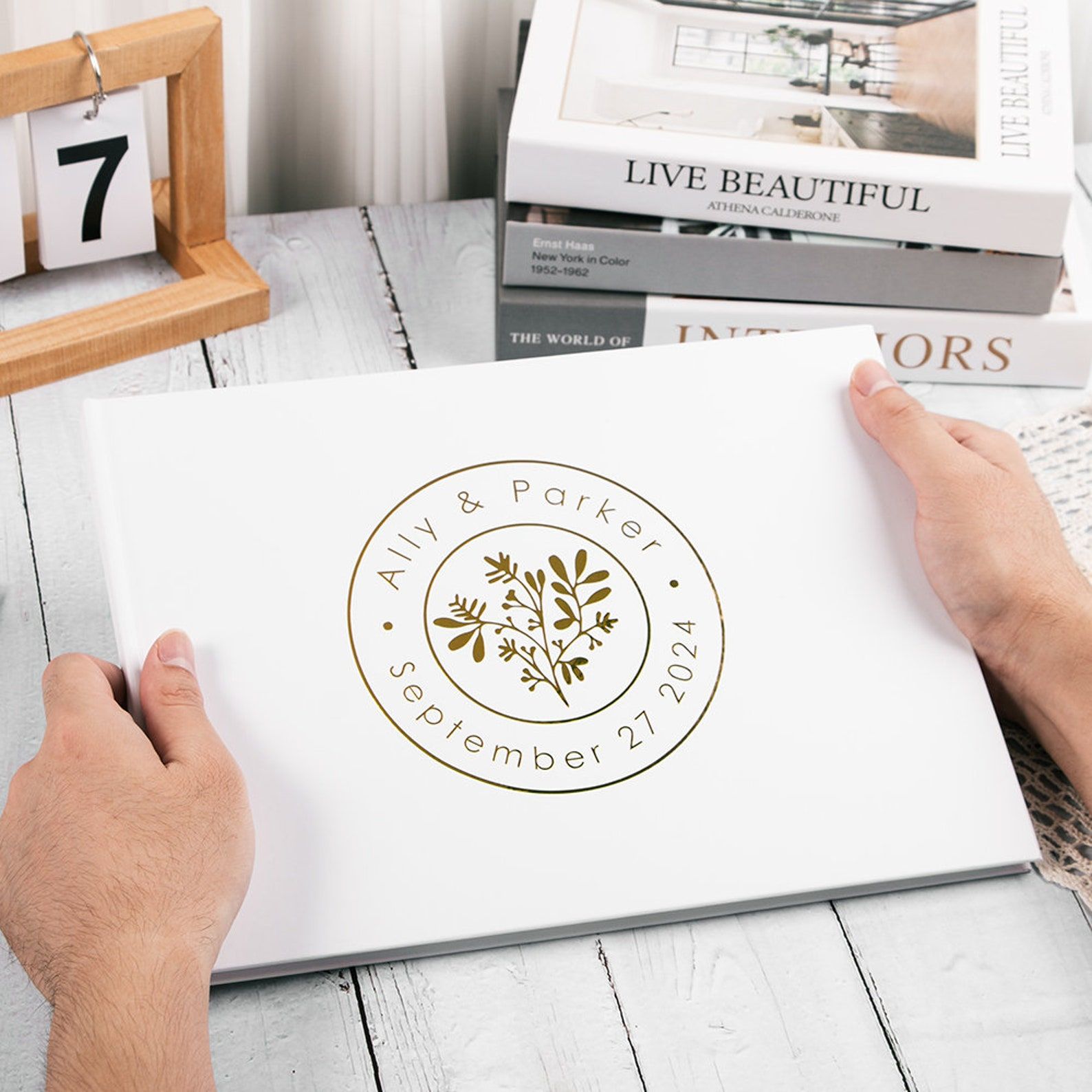 Custom Wedding Guestbook Perso - Custom Photo Book のレビューと価格